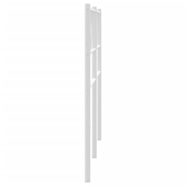 vidaXL Metal Replace Headboard White 180 cm