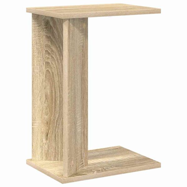 vidaXL End Table Sonoma Oak 35 x 25 x 50 cm Engineered Wood