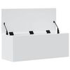 vidaXL Storage Box White 90x35x35 cm Engineered Wood