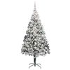 vidaXL Artificial Christmas Tree with 300 LEDs with Stand Green 210 cm