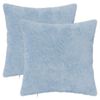 vidaXL Cushion Cover 2 pcs HEERLEN Light Blue 35 x 35 cm