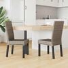 vidaXL Dining Chair 2 pcs Black Wash 45 x 54 x 93 cm