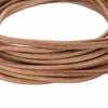 vidaXL Leather Cord Brown &Oslash;5 mm x 50 m Leather