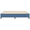 vidaXL Platform Bed Frame Blue 200 x 200 cm Fabric