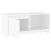vidaXL TV Cabinet White 90x35x40 cm Engineered Wood