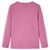 Kids' T-shirt with Long Sleeves Raspberry 116