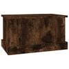 vidaXL Storage Box Smoked Oak 50x30x28 cm Engineered Wood