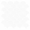 vidaXL Fish Scale Tile 20 pcs White 30 x 30 cm Polyurethane and PET