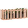 vidaXL Garden Raised Bed with Fence Design 200x50x70 cm Solid Wood Douglas