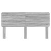 vidaXL Headboard with Headboard Grey Sonoma 180 cm Engineered wood