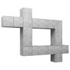 vidaXL Tv Cabinet Set | Set of 10 | Concrete Grey | Engineered wood