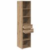 vidaXL Highboard Artisan Oak 40 x 42.5 x 185 cm Engineered Wood