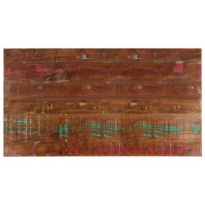 vidaXL Table Top 120x60x1,5 cm Rectangular Solid Wood Reclaimed