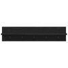 vidaXL Wall-Mounted Coat Rack Wall-mounted Black Oak 80 x 10.5 x 18 cm