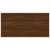vidaXL Wall Shelves 4 pcs Brown Oak 100x50x1.5 cm Engineered Wood