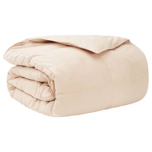 vidaXL Winter duvet Beige 135 x 200 cm 100% Natural Kapok