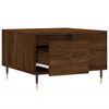 vidaXL Coffee Table Brown Oak 55x55x36.5 cm Engineered Wood