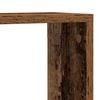 vidaXL Wall Shelf 2 pcs Old wood 80 x 15 x 26 cm Engineered wood