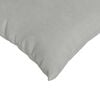 vidaXL Sofa Pillows 2 pcs Light Grey 80 x 40 cm Fabric
