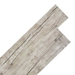 vidaXL Flooring Planks Oak washed 2.51 m&sup2; 18 pcs PVC