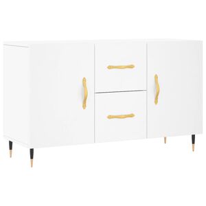 vidaXL Sideboard | White | Engineered wood, metal | Sideboard | Rectangular