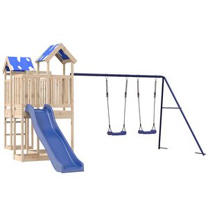 vidaXL Outdoor Playset Solid Wood Pine