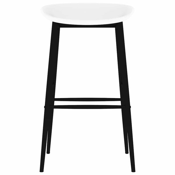 vidaXL Bar Chairs 4 pcs White
