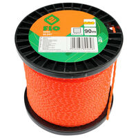 FLO Grass Trimmer Line Silent 2.4mm 90m Orange