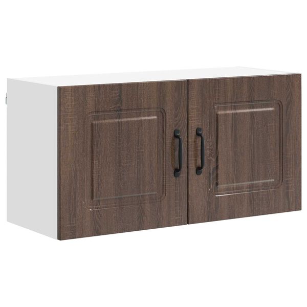 vidaXL Kitchen Cabinet with Storage Kalmar Brown Oak 80 x 31 x 40 cm