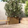 vidaXL Garden Planter Honey Brown 100x50x70 cm Solid Pinewood