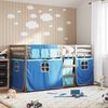vidaXL Bunk Bed without Mattress Blue 90x200 cm Solid Wood Pine