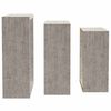 vidaXL Wall Cube Shelves 3 pcs Concrete Grey