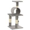 vidaXL Cat Tree with Sisal Scratching Posts 65 cm Grey