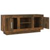 vidaXL TV Cabinet Smoked Oak 102x35x45 cm Engineered Wood