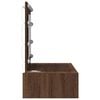 vidaXL Dressing Table Brown 83 x 40 x 70 cm Engineered Wood