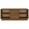 vidaXL TV Cabinet Honey Brown 100x34x40 cm Solid Wood Pine