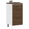 vidaXL Kitchen Base Cabinet Lucca Brown Oak Engineered Wood