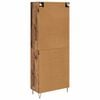 vidaXL Highboard Old Wood 69.5 x 34 x 90 cm Engineered Wood