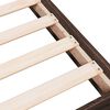 vidaXL Bed Frame without Mattress Brown Oak 90x190 cm Single Engineered Wood