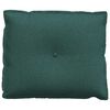 vidaXL Back Pillow Dark Green 60 x 19 x 50 cm Fabric