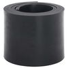 vidaXL Rubber Edge for Snow Plow Black 150x15x1 cm