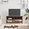 vidaXL TV Cabinet Smoked Oak 100x35x45 cm Engineered Wood