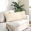 vidaXL Sofa Pillows 2 pcs Cream 80 x 40 cm Corduroy Fabric