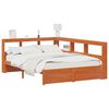 vidaXL Bookcase Bed with Headboard with Storage Solid Pine Wood