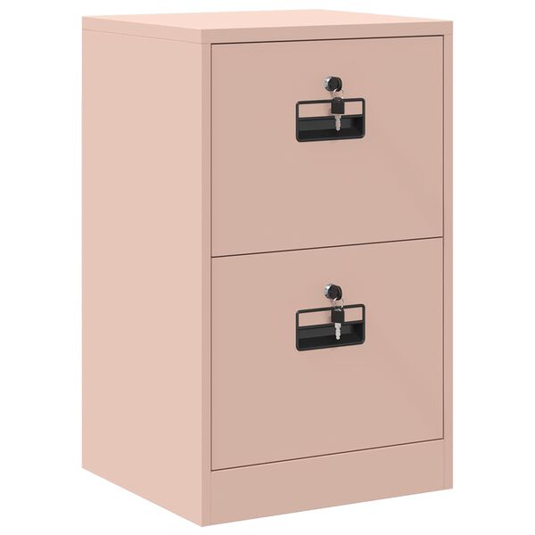 vidaXL File Cabinet Pink 45.5 x 42 x 74.5 cm Cold-Rolled Steel
