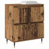 vidaXL Storage Cabinet 3 pcs Old Wood 60 x 35 x 70 cm