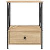vidaXL Bedside Tables 2 pcs Sonoma Oak 50x41x65 cm Engineered Wood