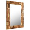vidaXL Wall Mirror Solid Reclaimed Wood 60x90 cm