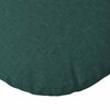 vidaXL Seat Cushions 2 pcs Dark Green Ø50 x 19 cm Fabric