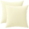 vidaXL Cushion Cover 2 pcs HEERLEN Cream 30 x 30 cm Polyester